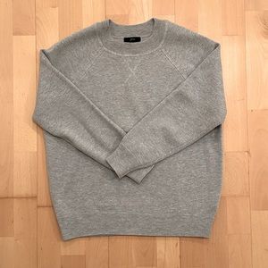 J. Crew women size medium grey wool sweater.